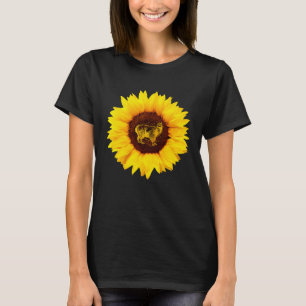 T-shirt Alpaga Pour Femmes Hommes Vigogne Lama Tournesol A
