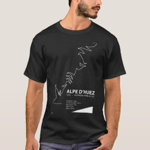 T-shirt Alpe d&x27 ; Huez, Auvergne-Rhône-Alpes, France Cy