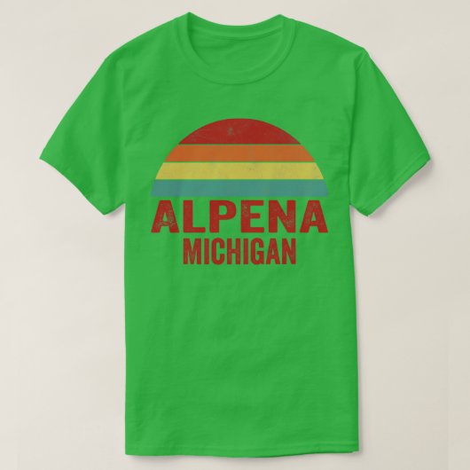 T-shirt Alpena Michigan (Design devant)