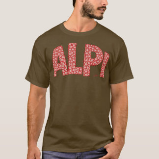 T-shirt Alpes italiennes JCombs avec neige