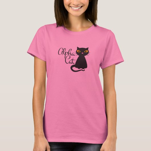 T-shirt alpha chat (Devant)