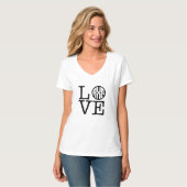 T-shirt Alpha Chi Omega | Amour (Devant entier)