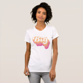 T-shirt Alpha Chi Omega| Gros (Devant entier)