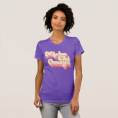 T-shirt Alpha Chi Omega| Script Super (Devant entier)