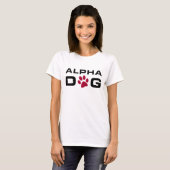 T-shirt Alpha chien (Devant entier)