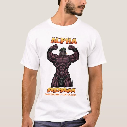 T-shirt Alpha débardeur d'Adam ! (Devant)