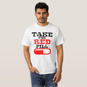 T-shirt Alpha mâle PRENDRE LA PILE ROUGE (Devant entier)