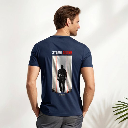 T-Shirt Alpha Mâle Solitaire | Loup Solitaire