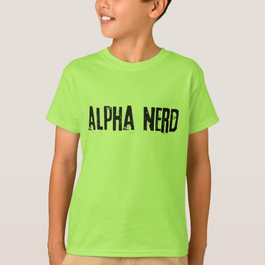 T-shirt ALPHA NERD Fun Tee (Devant)