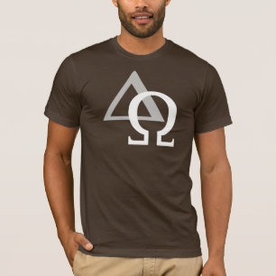 T-shirt Alpha & Oméga 3 Gris Blanc TRANS PNG