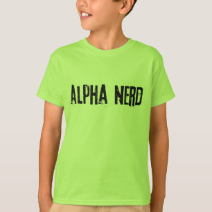 T-shirt ALPHA pièce en t NERD d'amusement