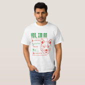 T-SHIRT ALPHA WOLF ALIMENTATION ITALIENNE OUI JE SUIS ALPH (Devant entier)