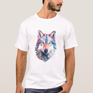 T-shirt Alpha Wolf Animal World Faune Beauté Découverte