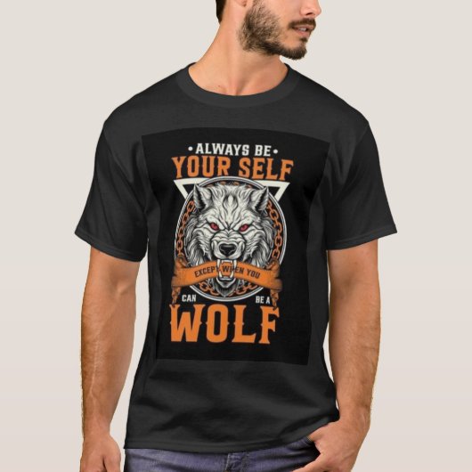 T-shirt Alpha Wolf Mindset: Unleash Your Inner Beast (Devant)