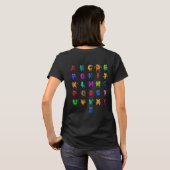 T-shirt alphabet ABC (Dos entier)