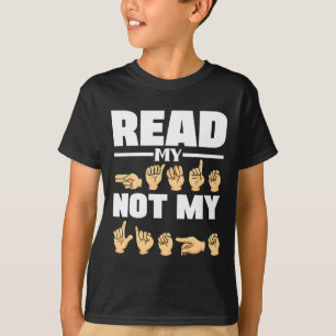 T-shirt Alphabet American Sing Language Asl Citation de l'