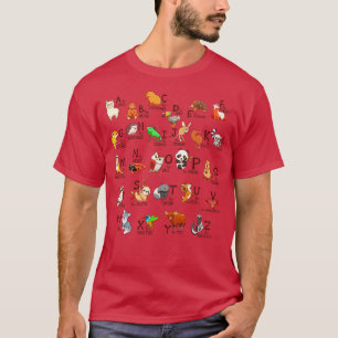 T-shirt Alphabet Animaux