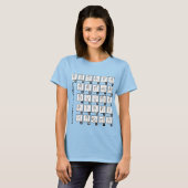 T-shirt Alphabet ASL (Devant entier)