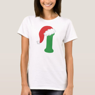T-shirt Alphabet de la lettre I de Noël