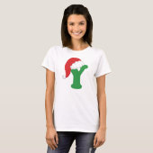 T-shirt Alphabet de la lettre Y de Noël (Devant entier)