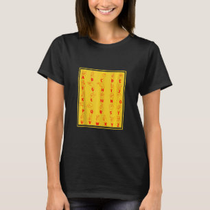T-shirt Alphabet de surdité Langue des signes Langue des s