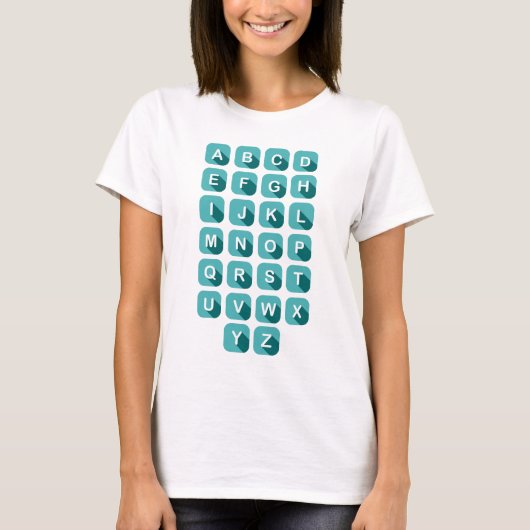 T-shirt Alphabet Enseignant ABC (Devant)