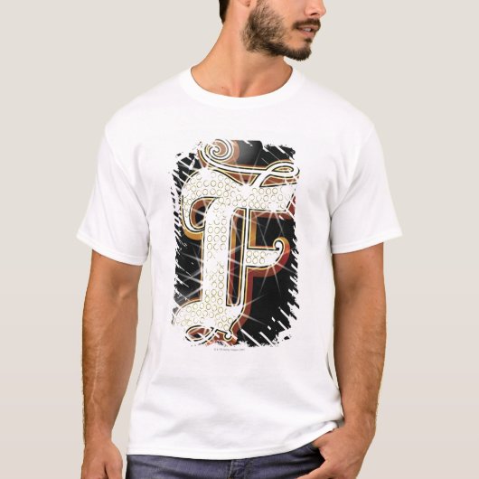 T-shirt Alphabet F de Bling (Devant)