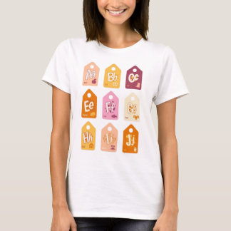 T-shirt alphabet femmes