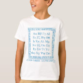 T-shirt Alphabet geek (Devant)