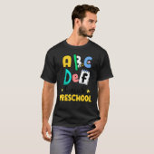 T-shirt Alphabet Hi Back To School ABC Pre K Kindergarten (Devant entier)