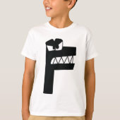 T-Shirt Alphabet Lettre F (Devant)