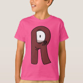 T-Shirt Alphabet Lettre R (Devant)