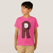 T-Shirt Alphabet Lettre R (Devant entier)