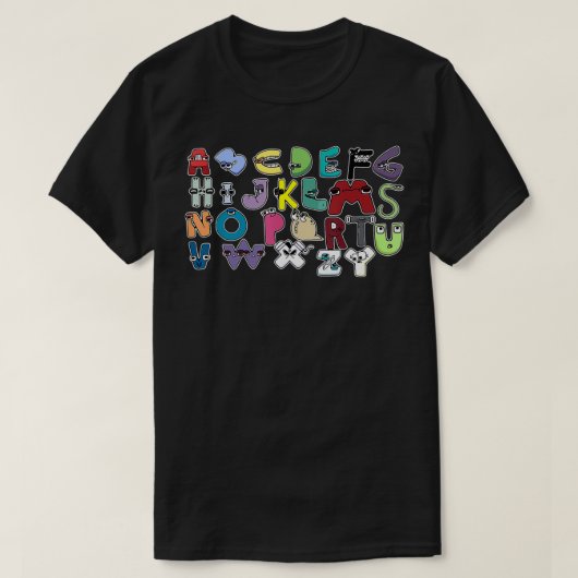 T-shirt Alphabet Lore Bac Costume Pour Garçons Corresponda (Design devant)