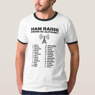 T-shirt Alphabet minimaliste de l'OTAN