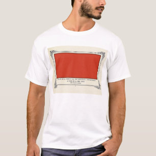 T-shirt Alphonse Allais, April Fools, Rouge, Art Abstrait