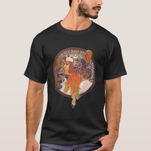 T-shirt Alphonse Mucha (Devant)