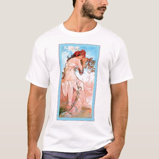 T-shirt Alphonse Mucha (Devant)