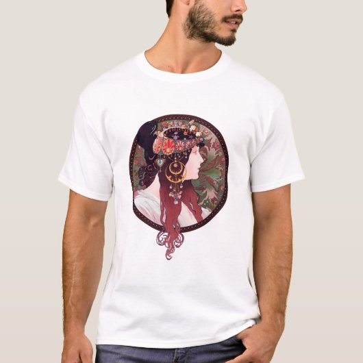 T-shirt Alphonse Mucha (Devant)