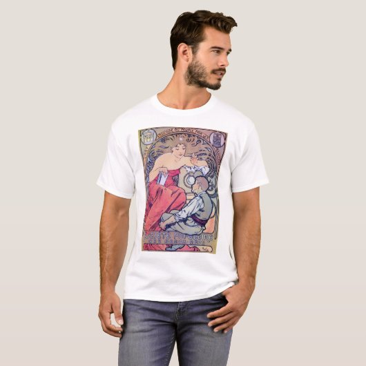 T-shirt Alphonse Mucha (Devant entier)