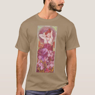 T-shirt Alphonse Mucha Amethyst 2