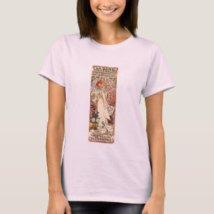 T-shirt Alphonse Mucha Art Nouveau