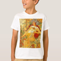 Alphonse Mucha Art Nouveau Automne