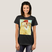T-shirt Alphonse Mucha Art Nouveau Été (Devant entier)