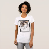 T-shirt Alphonse mucha Chemise Vintage (Devant entier)