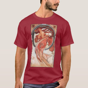 T-shirt Alphonse Mucha Dance 1898 Art Nouveau Vintage