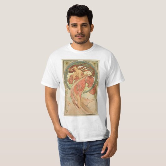 T-shirt Alphonse Mucha - Danse (Devant entier)