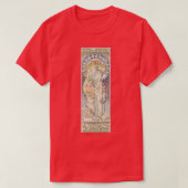 T-shirt Alphonse Mucha La Samaritaine (Design devant)
