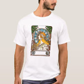 T-shirt Alphonse Mucha - Zodiaque (Devant)