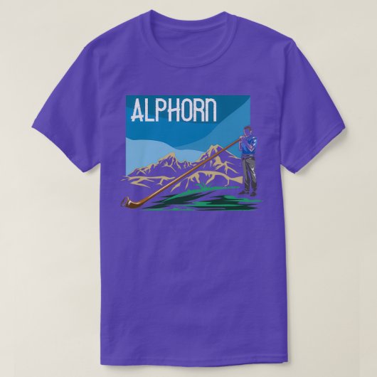 T-shirt Alphorn (Design devant)